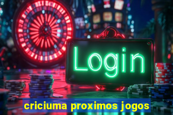 criciuma proximos jogos